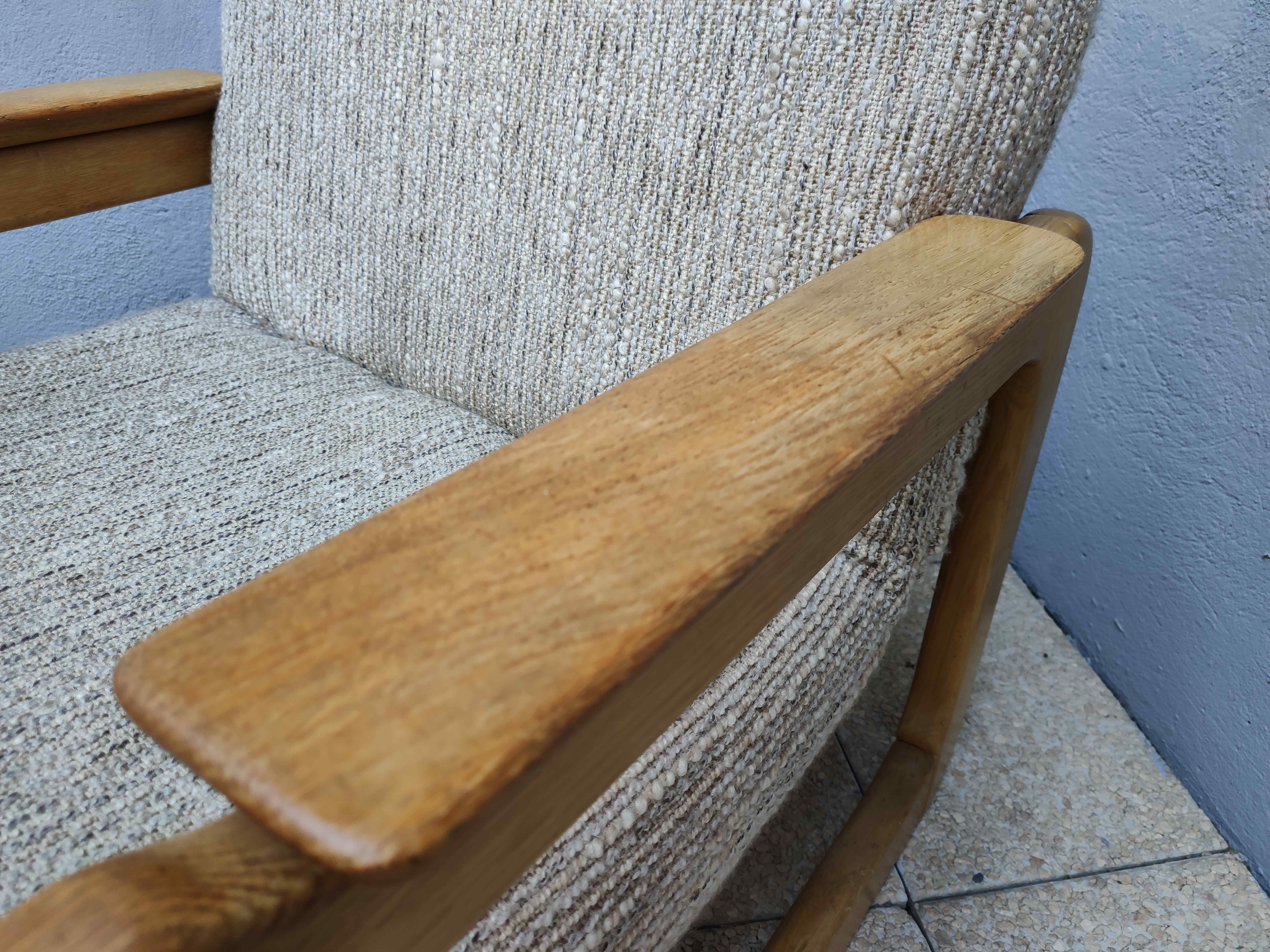 pair of armchairs Scandinavian style sled years 60/70