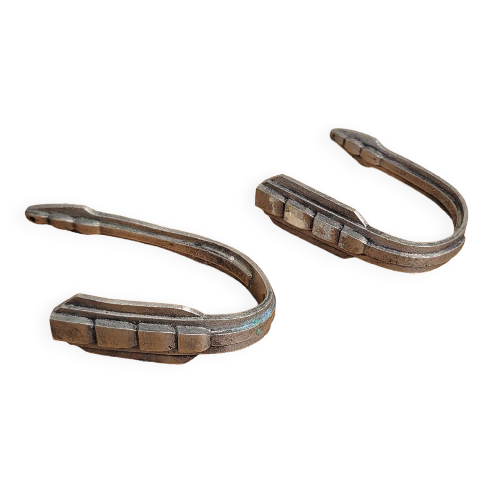 Pair of old coat hooks circa 1930