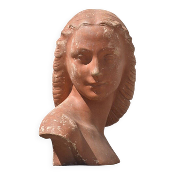 École française, Tête de femme (vers 1920)