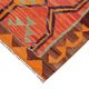 Turkish Handwoven Vintage Herki Kilim 95 cm x 326 cm