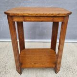 Art Deco Octagonal Console Table with 2 Trays
