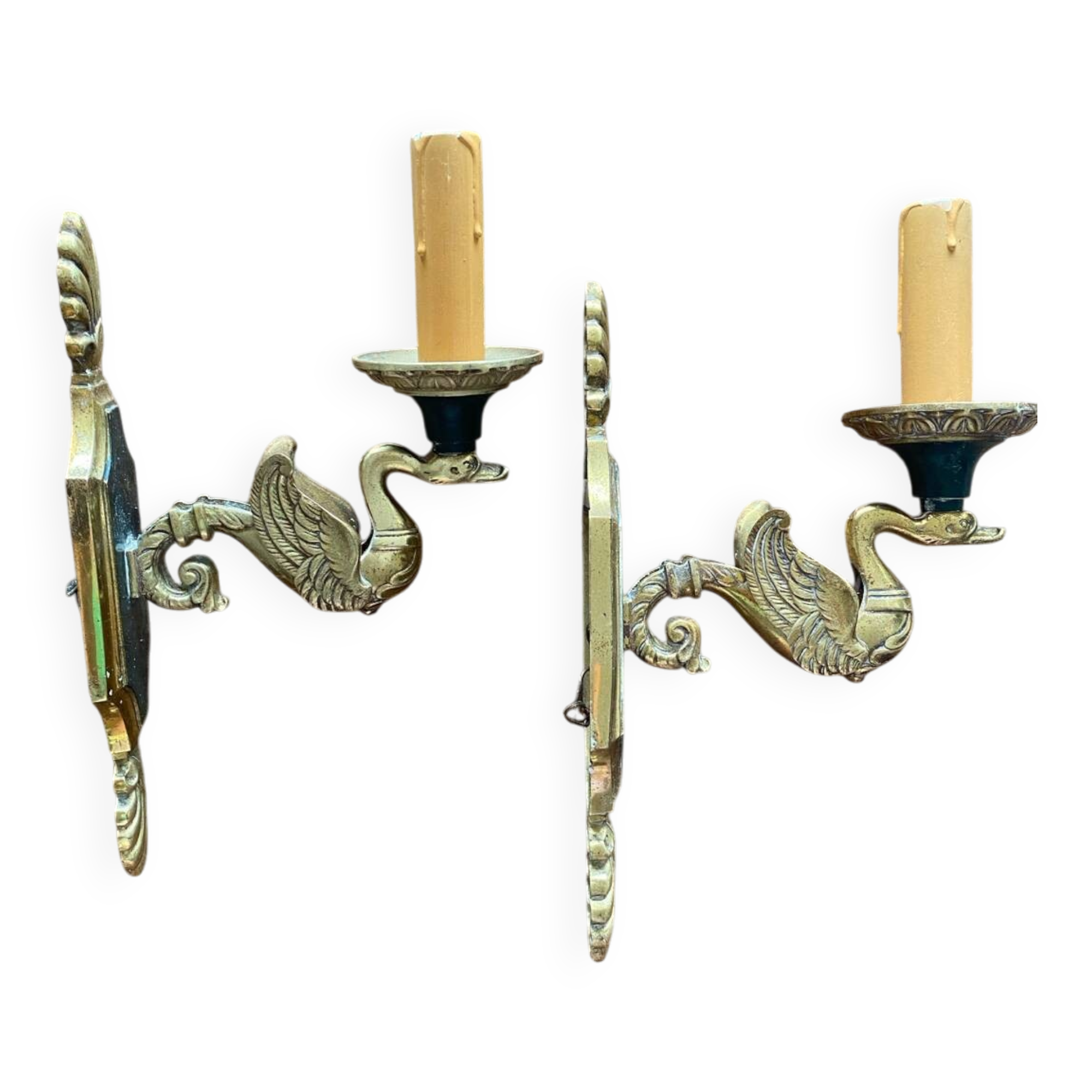 Paire d’appliques murales Lucien Gau 166