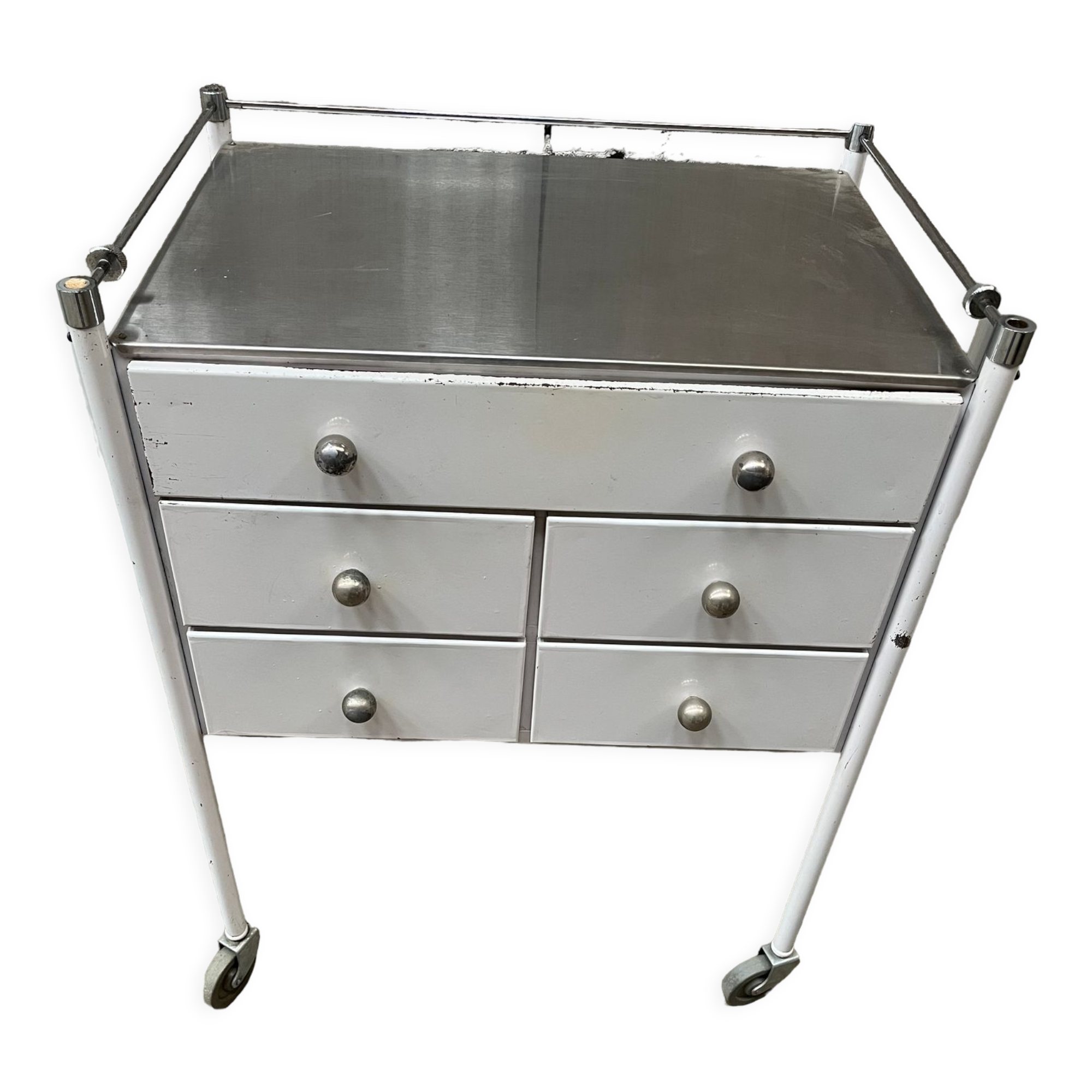 Meuble métal de métier 1960