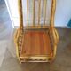 Vintage - Set of 2 woven rattan, bamboo and wood armchairs - Natural colour - 1980s