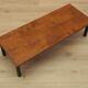 Table basse en placage danois, années 1960