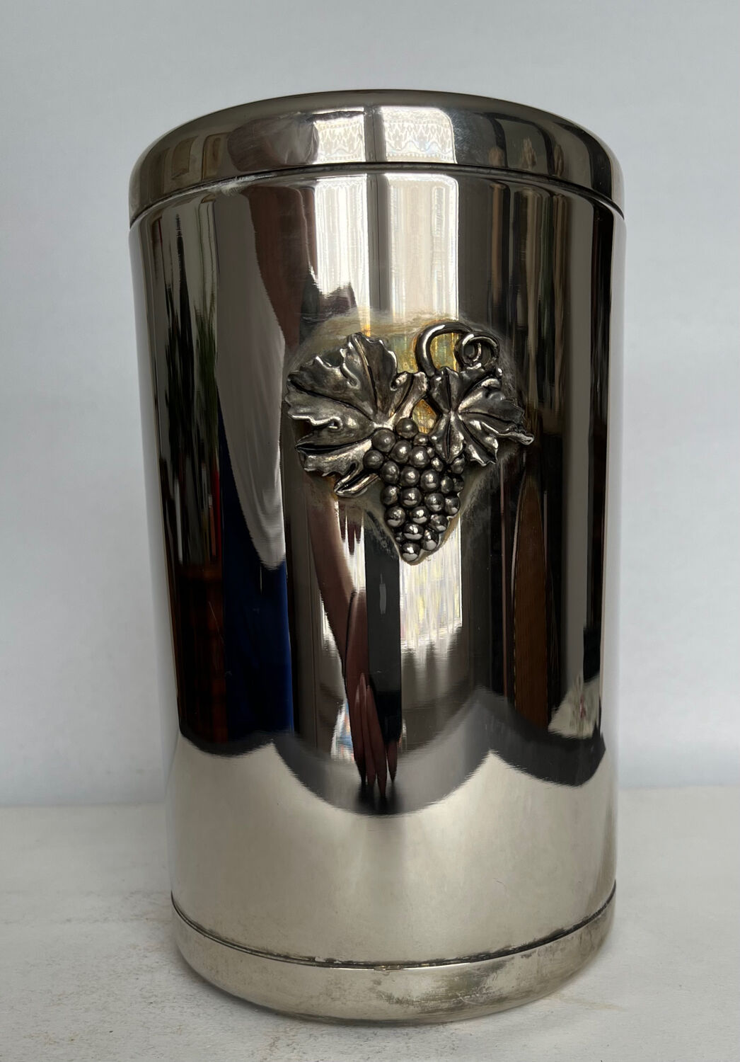 Silver metal cooler