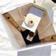 Perspex angle sconces and white lacquered metal with double lamp 1 pair