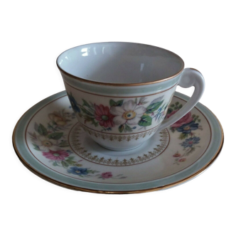 Limoges porcelain coffee cup Charles Ahrenfeldt 1900