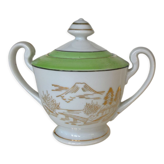 Japanese porcelain sugar bowl