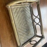 Rattan wall shelf 60s