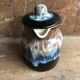 Ancien Pichet Théière + Anse Grès Flammés France Vintage