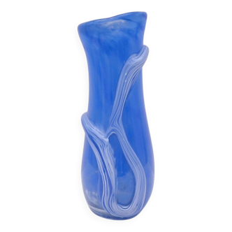Blown glass vase, France 1970