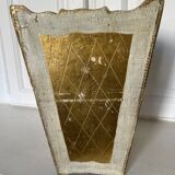 Florentine style wastepaper basket