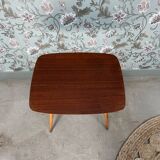 70s wooden side table