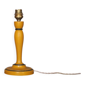 lampe bois, pied de lampe