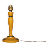 Wood lamp, vintage wooden lamp base, table lamp, living room lamp, lamp