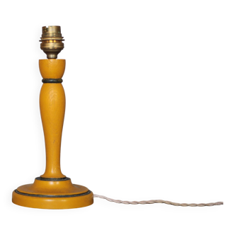 Wood lamp, vintage wooden lamp base, table lamp, living room lamp, lamp