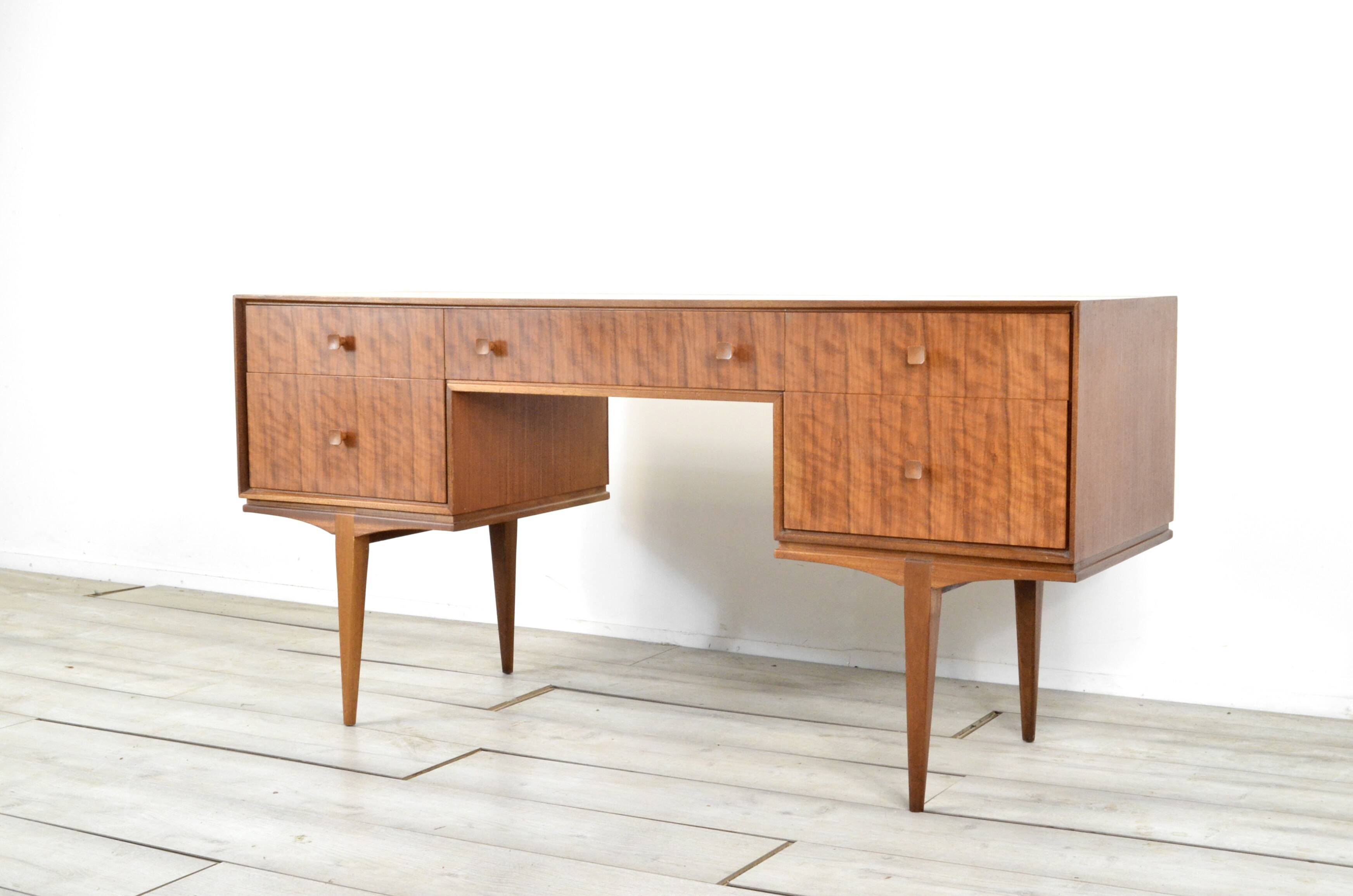 Midcentury McIntosh teak desk / dressing table