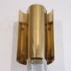 Pair of brass wall lights from Falkenberg 1970