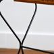 Rattan and metal plant holder 1960s