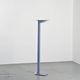 ID-S floor lamp in gray lacquered metal by Ettore Sottsass, Zumtobel, circa 1987