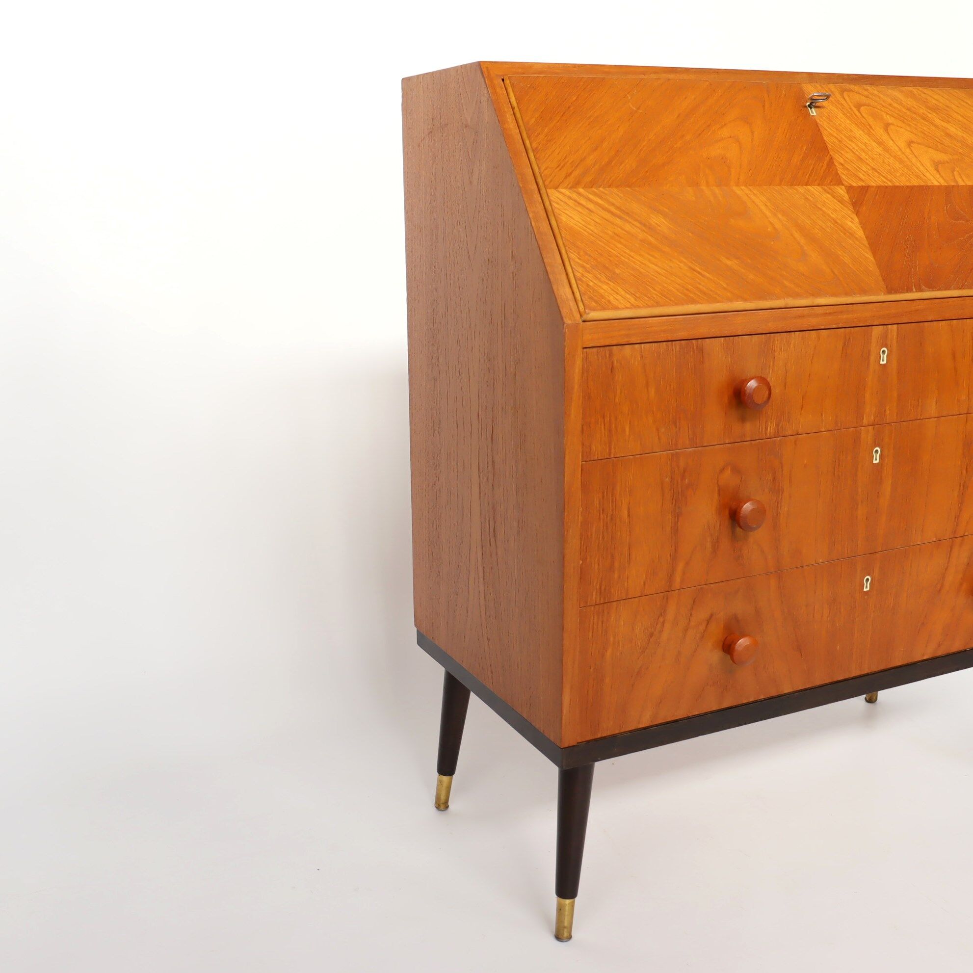 Secrétaire en teck scandinave