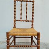 Napoléon III Period Nurse's Chair in Fruitwood