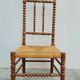 Napoléon III Period Nurse's Chair in Fruitwood