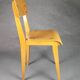 Superb chair all wood child compass feet - marked 118