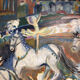 Painting Oil on Canvas Fauvism Circus Horse Dancer Circa 1960