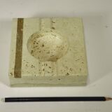 Ashtray, Tray in Travertine