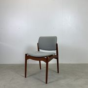 Teak dining chairs model Captain by Erik Buch for Ørum Møbelfabrik, 1967