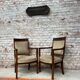 Pair of mahogany armchairs Empire XIXth century