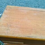 Scandinavian teak dressing table chest of drawers