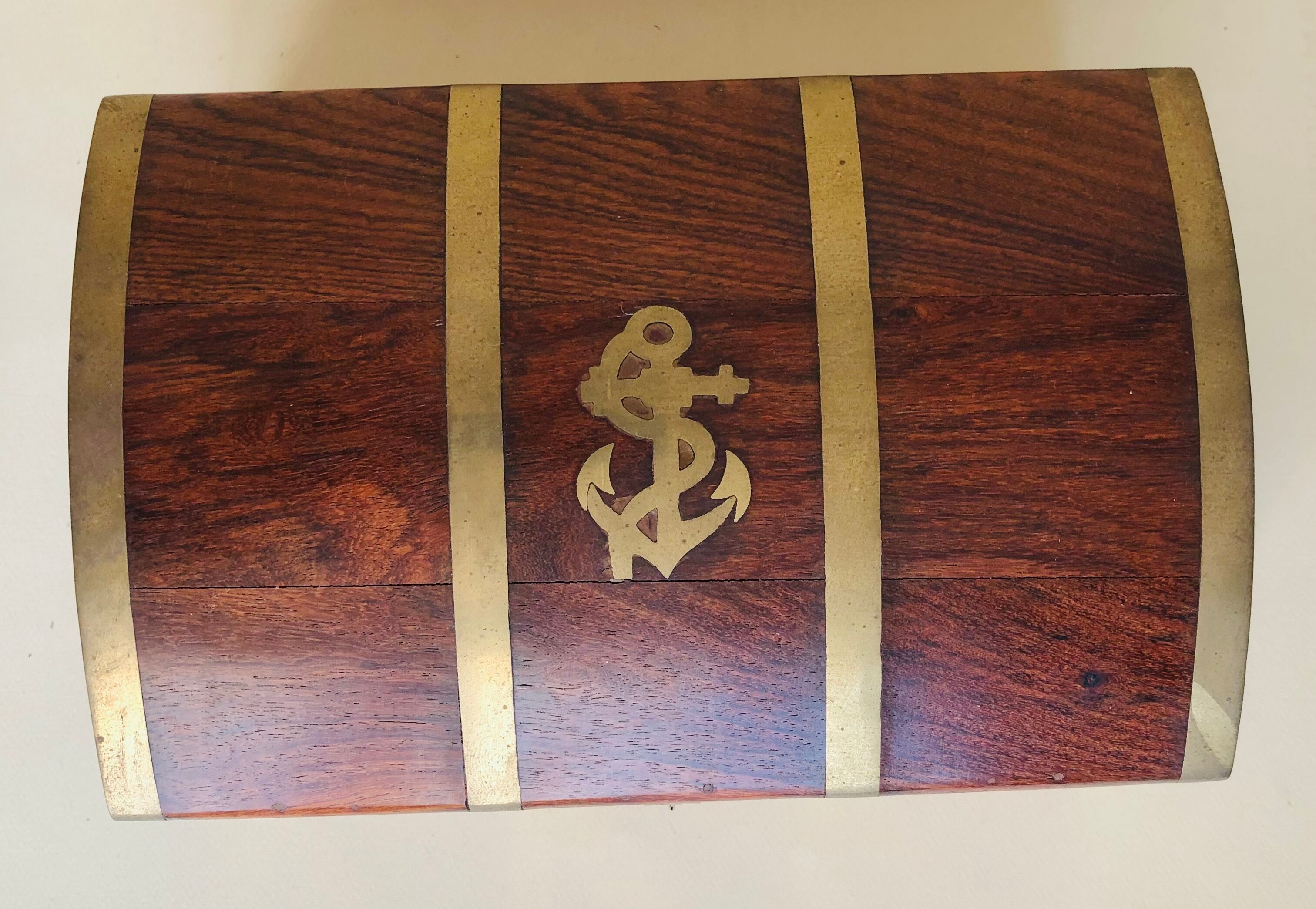 Large exotic wooden box