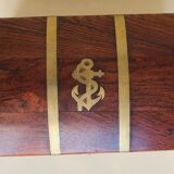 Large exotic wooden box