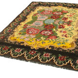 Handwoven Vintage Flatweave Brown Kilim 200 cm x 246 cm - 23362