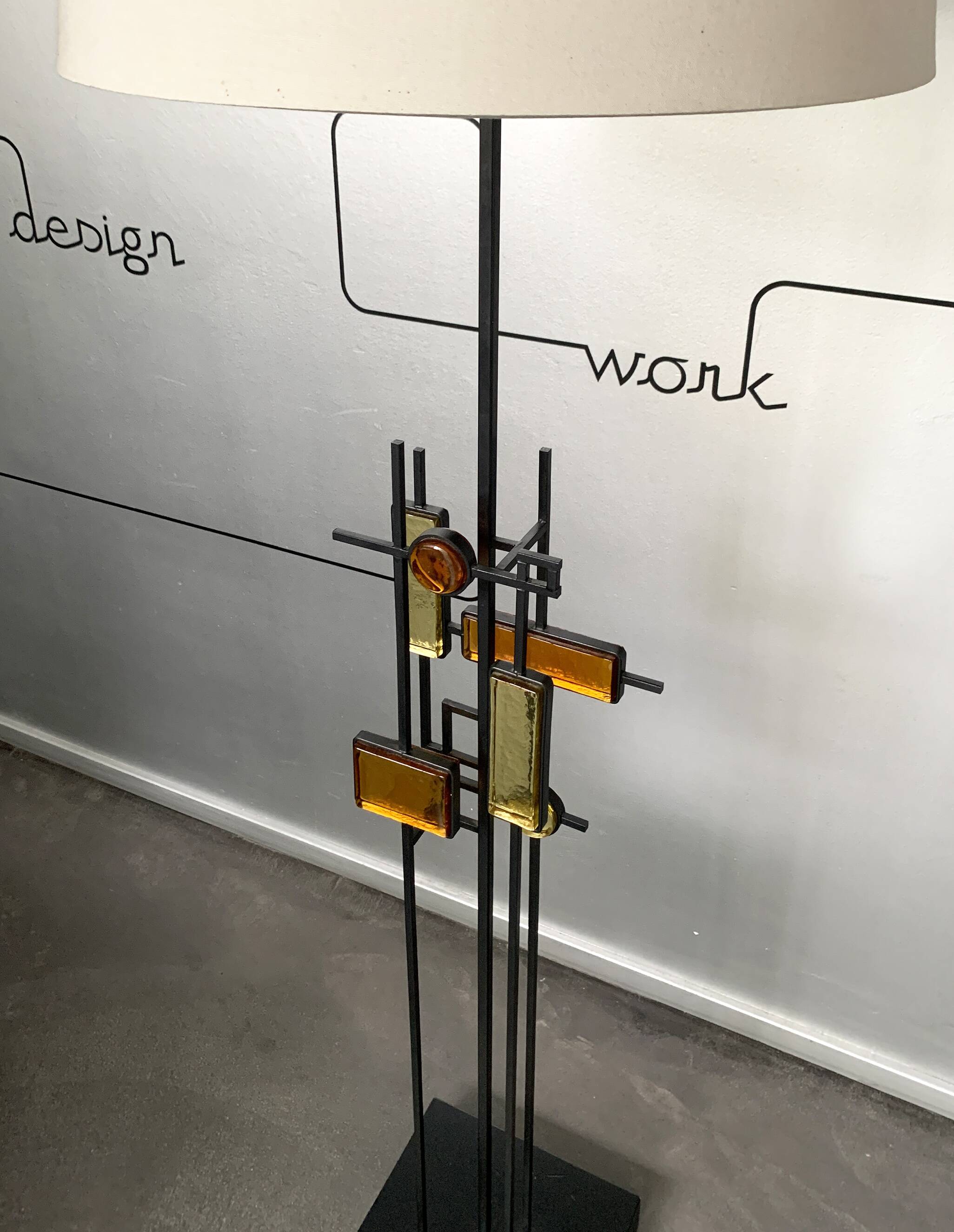 Scandinavian Svend Aage Holm Sorensen Floor Lamp, Denmark 1960s