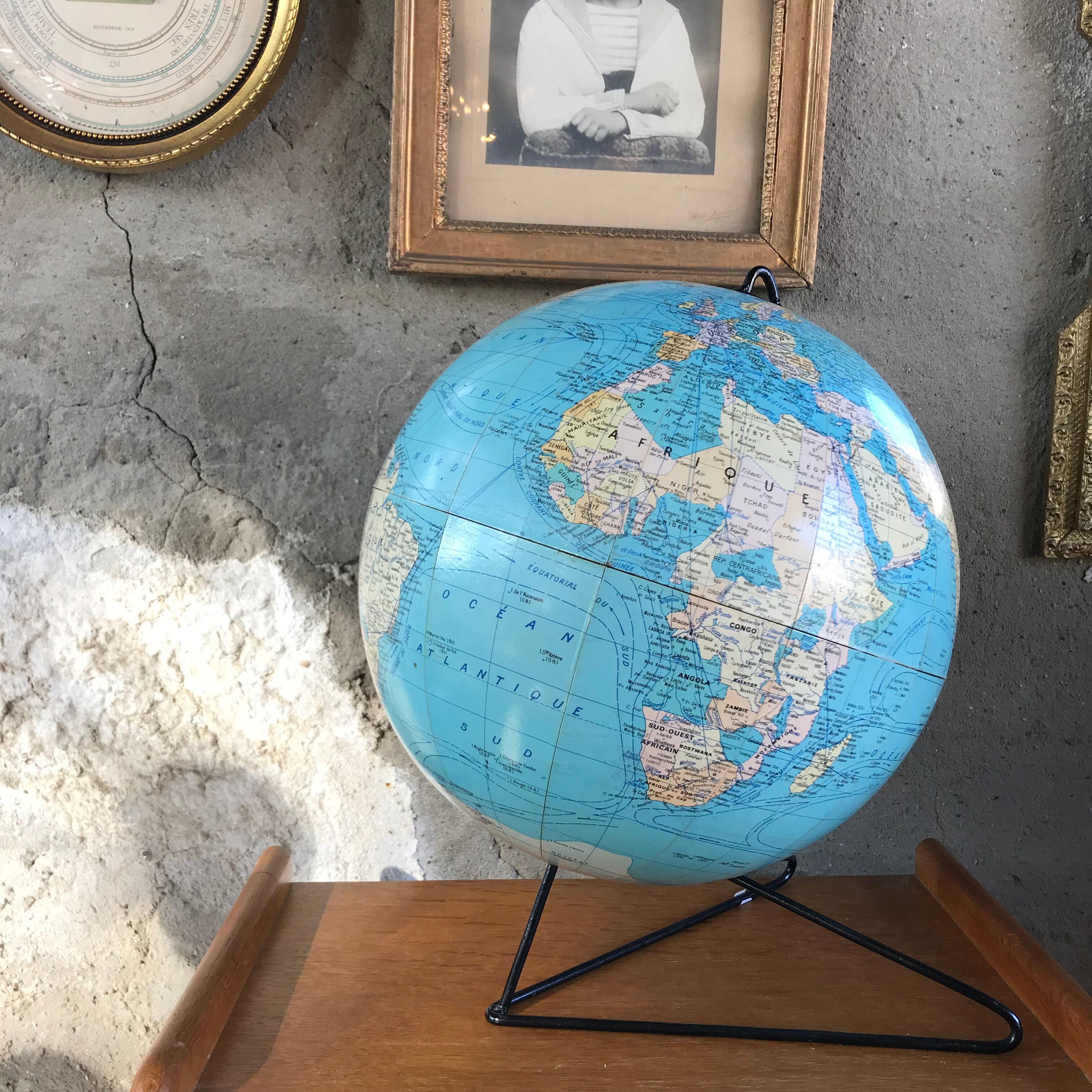 Globe - globe Earth Girard and Baker 1950