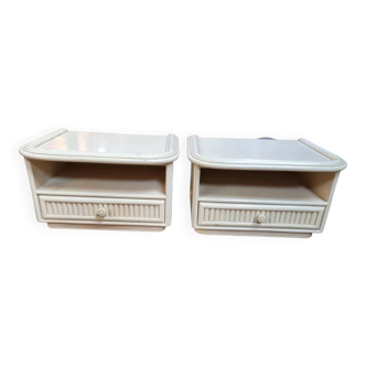 Paire de chevets vintage