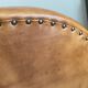 Leather club armchair