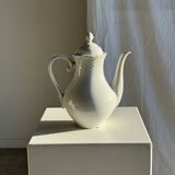 White Bavarian porcelain teapot H27