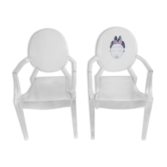 Pair of Kartell armchairs