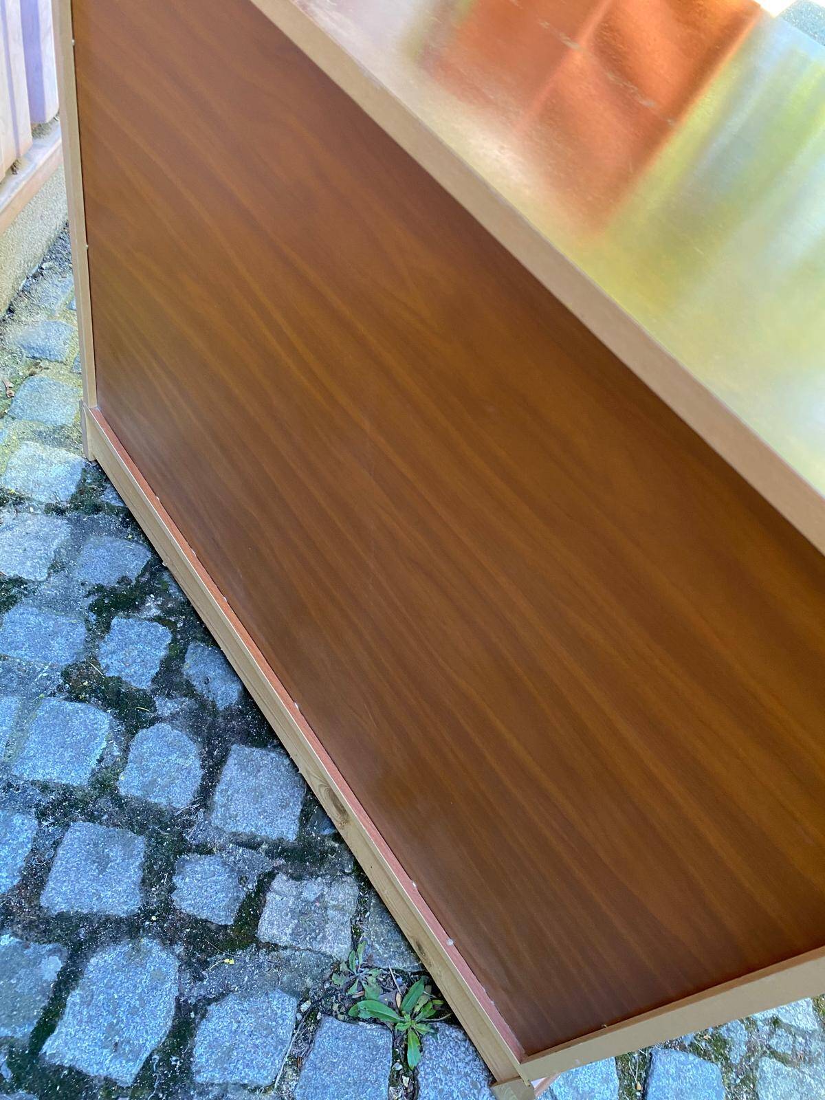 Louis Philippe vintage wooden chest of drawers from the 1970s.