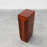 Unique Art Deco cabinet with veneer wood inlay, France 1920s