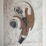 Lithograph by Josef BANC, composition 1957