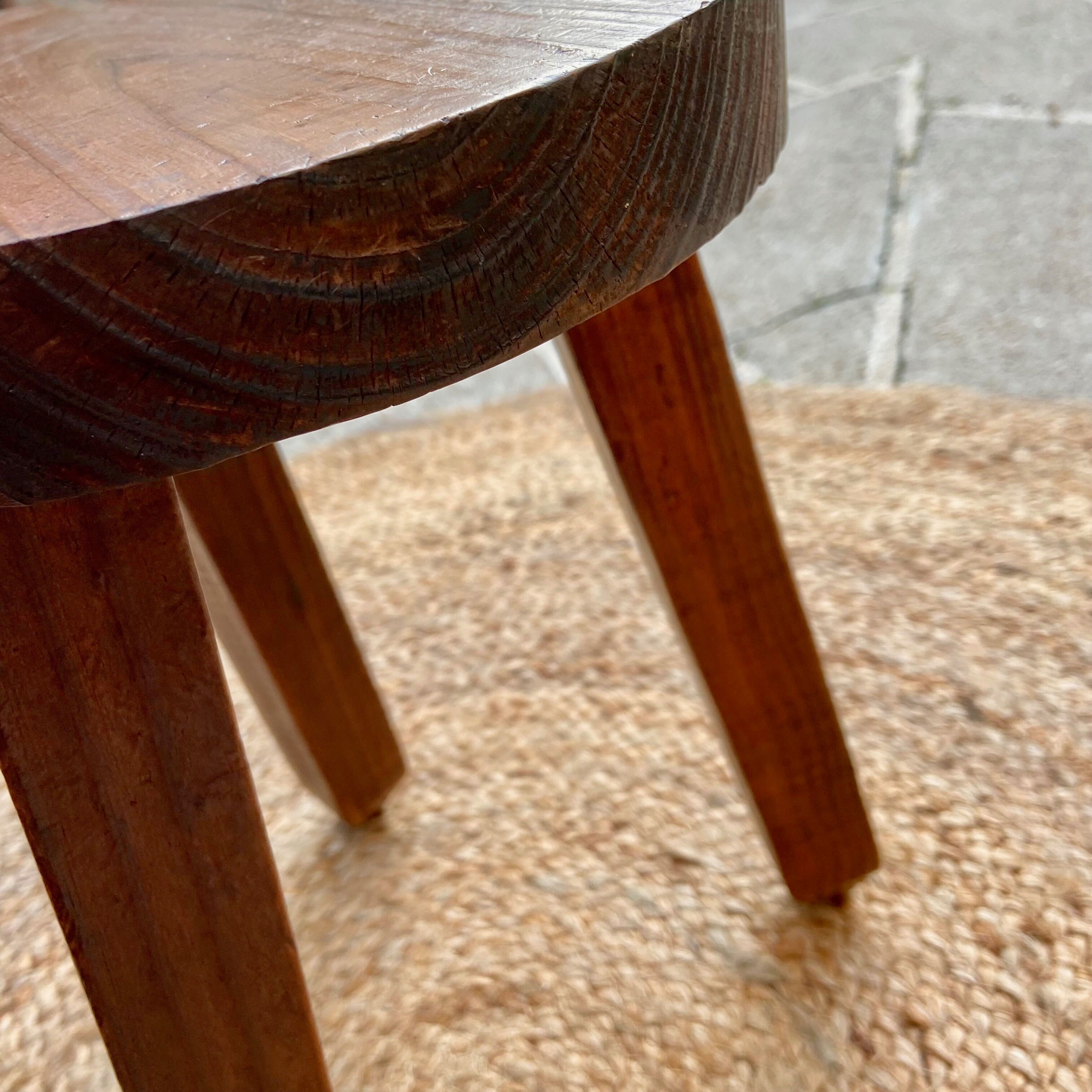 Brutalist tripod stool