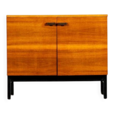 Lacquered storage unit with 2 doors