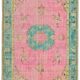 Tapis vintage en laine surteinte sculpté à la main 176 cm x 271 cm