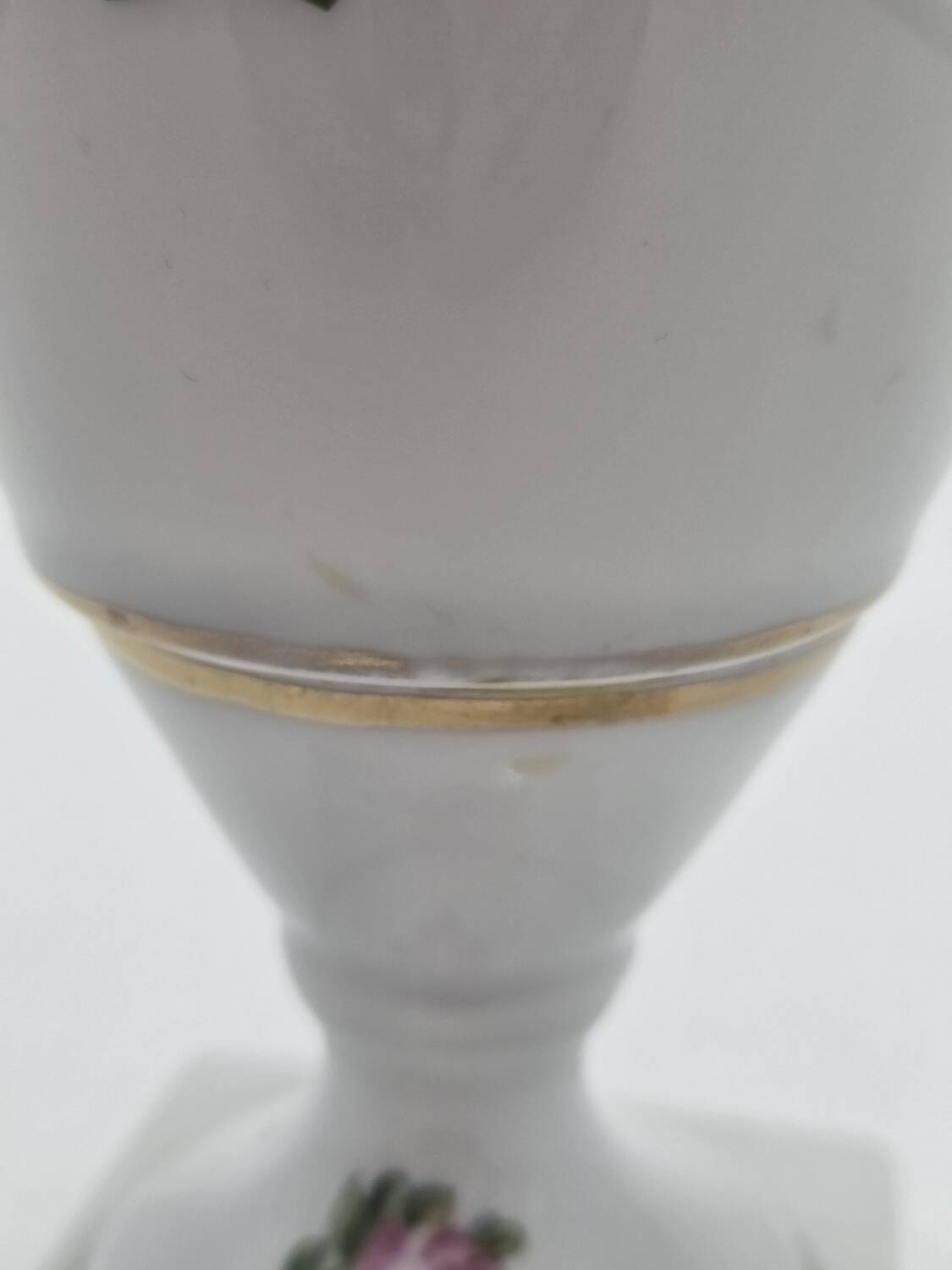 Limoges porcelain vase Castel decorated in the Empire style Saint-Cloud